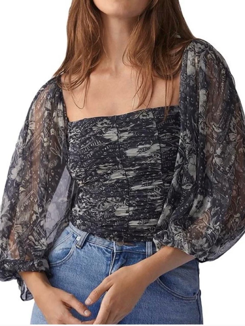 Free People Romantic Blouse